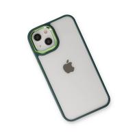 Newface iPhone 14 Plus Kılıf Dora Kapak - Haki Yeşil