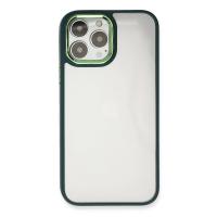 Newface iPhone 14 Pro Kılıf Dora Kapak - Haki Yeşil