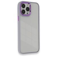 Newface iPhone 14 Pro Kılıf Dora Kapak - Lila