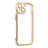 Newface iPhone 14 Plus Kılıf Liva Lens Silikon - Beyaz