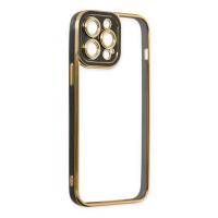 Newface iPhone 14 Pro Max Kılıf Liva Lens Silikon - Siyah