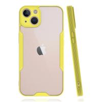 Newface iPhone 14 Kılıf Platin Silikon - Sarı