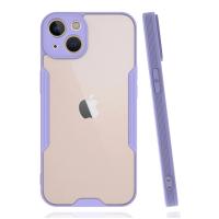 Newface iPhone 14 Plus Kılıf Platin Silikon - Lila