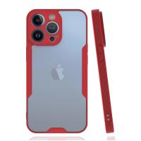 Newface iPhone 14 Pro Kılıf Platin Silikon - Kırmızı