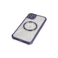 Newface iPhone 11 Pro Kılıf Prag Magneticsafe Kapak - Derin Mor