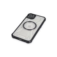 Newface iPhone 11 Pro Max Kılıf Prag Magneticsafe Kapak - Siyah