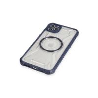 Newface iPhone 11 Pro Max Kılıf Prag Magneticsafe Kapak - Lacivert