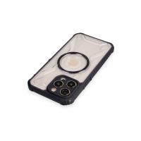 Newface iPhone 12 Pro Kılıf Prag Magneticsafe Kapak - Siyah