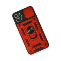 Newface iPhone 11 Pro Kılıf Pars Lens Yüzüklü Silikon - Kırmızı