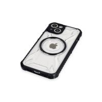 Newface iPhone 14 Kılıf Prag Magneticsafe Kapak - Siyah