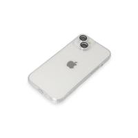 Newface iPhone 14 Kılıf Luko Lens Silikon - Gümüş