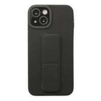 Newface iPhone 14 Plus Kılıf Mega Standlı Silikon - Siyah