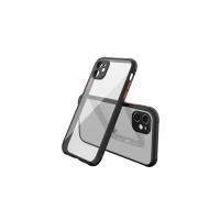 Newface iPhone 12 Mini Kılıf Miami Şeffaf Silikon - Siyah