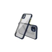 Newface iPhone 12 Mini Kılıf Miami Şeffaf Silikon - Lacivert