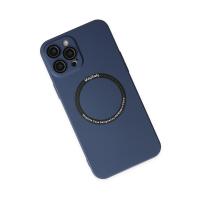 Newface iPhone 12 Pro Kılıf Jack Magneticsafe Lens Silikon - Lacivert