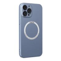 Newface iPhone 12 Pro Kılıf Jack Magneticsafe Lens Silikon - Sierra Blue