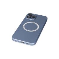 Newface iPhone 12 Pro Kılıf Jack Magneticsafe Lens Silikon - Sierra Blue