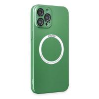 Newface iPhone 12 Pro Kılıf Jack Magneticsafe Lens Silikon - Yeşil