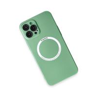 Newface iPhone 12 Pro Kılıf Jack Magneticsafe Lens Silikon - Yeşil
