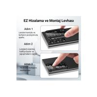 Newface iPhone 12 Pro Max Valdez Metal Kamera Lens - Siyah