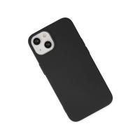 Newface iPhone 14 Kılıf Nano içi Kadife Silikon - Siyah