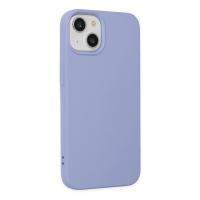Newface iPhone 14 Plus Kılıf Nano içi Kadife Silikon - Lila