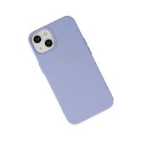 Newface iPhone 14 Plus Kılıf Nano içi Kadife Silikon - Lila