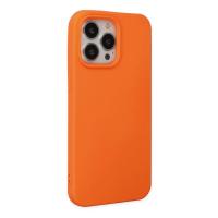 Newface iPhone 14 Pro Kılıf Nano içi Kadife Silikon - Turuncu