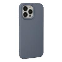 Newface iPhone 14 Pro Kılıf Nano içi Kadife Silikon - Gri