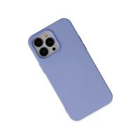Newface iPhone 14 Pro Max Kılıf Nano içi Kadife Silikon - Lila