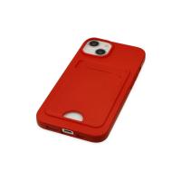Newface iPhone 14 Plus Kılıf Kelvin Kartvizitli Silikon - Kırmızı