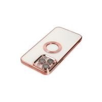 Newface iPhone 14 Pro Kılıf Slot Silikon - Rose Gold