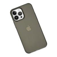 Newface iPhone 14 Pro Kılıf Pc Sert Şeffaf Kapak - Siyah