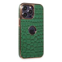Newface iPhone 14 Pro Kılıf Snake Kapak - Koyu Yeşil