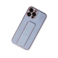 Newface iPhone 14 Pro Kılıf Coco Deri Standlı Kapak - Sky Blue