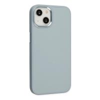 Newface iPhone 14 Plus Kılıf Asya Deri Silikon - Sierra Blue