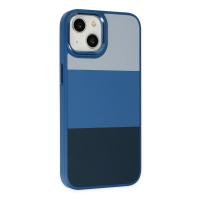 Newface iPhone 14 Plus Kılıf King Kapak - Açık Mavi-Lacivert