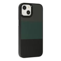 Newface iPhone 14 Plus Kılıf King Kapak - Gri-Siyah