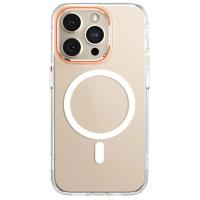 Newface iPhone 14 Pro Kılıf Blueo Anti Drop Magsafe Kapak - Turuncu