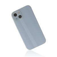 Newface iPhone 14 Plus Kılıf Glass Kapak - Sky Blue