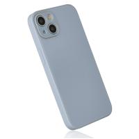 Newface iPhone 14 Plus Kılıf Glass Kapak - Sky Blue