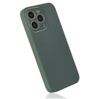 Newface iPhone 14 Pro Kılıf Glass Kapak - Koyu Yeşil