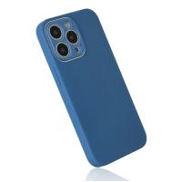 Newface iPhone 14 Pro Kılıf Glass Kapak - Mavi