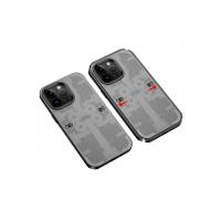 Newface iPhone 14 Pro Kılıf Mekanik Bumper Kapak - Siyah