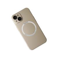 Newface iPhone 14 Plus Kılıf Jack Magneticsafe Lens Silikon - Gold