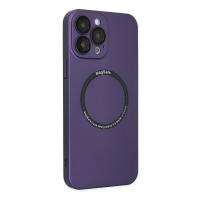 Newface iPhone 14 Pro Kılıf Jack Magneticsafe Lens Silikon - Mor