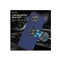 Newface iPhone 11 Pro Max Kılıf Elit Yüzüklü Kapak - Lacivert