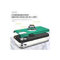 Newface iPhone 11 Pro Max Kılıf Elit Yüzüklü Kapak - Yeşil