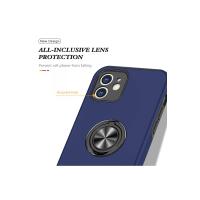 Newface iPhone 12 Kılıf Elit Yüzüklü Kapak - Lacivert