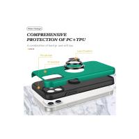 Newface iPhone 12 Kılıf Elit Yüzüklü Kapak - Yeşil